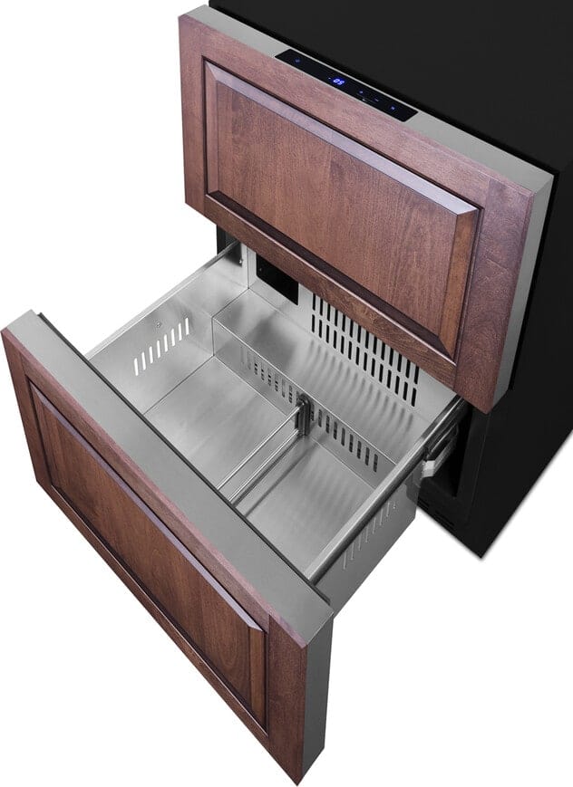 Summit 24" 2-Drawer Panel Ready Freezer ADFD243PNR Freezers ADFD243PNR Wine Coolers Empire