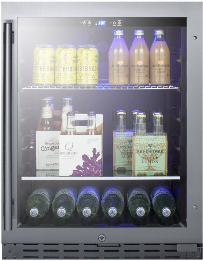 Summit 24" ADA Compliant Built-In Beverage Cooler ALBV2466 Beverage Centers ALBV2466 Wine Coolers Empire