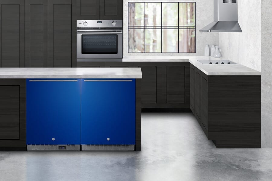 Summit 24" ADA Compliant Built-In Refrigerator AL54BLHD Refrigerators AL54BLHD Wine Coolers Empire