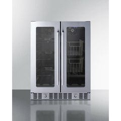 Summit 24" ADA Compliant Dual Zone Produce Refrigerator ALFD24WBVPANTRY Refrigerators ALFD24WBVPANTRY Wine Coolers Empire