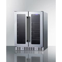 Summit 24" ADA Compliant Dual Zone Produce Refrigerator ALFD24WBVPANTRY Refrigerators ALFD24WBVPANTRY Wine Coolers Empire