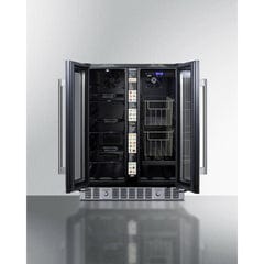 Summit 24" ADA Compliant Dual Zone Produce Refrigerator ALFD24WBVPANTRY Refrigerators ALFD24WBVPANTRY Wine Coolers Empire