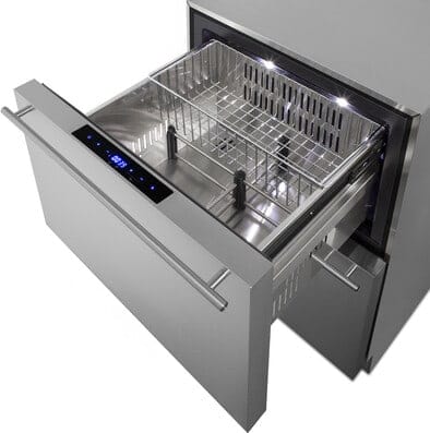 Summit 24" ADA Compliant Refrigerator-Freezer ADRF244CSS Refrigerators ADRF244CSS Wine Coolers Empire