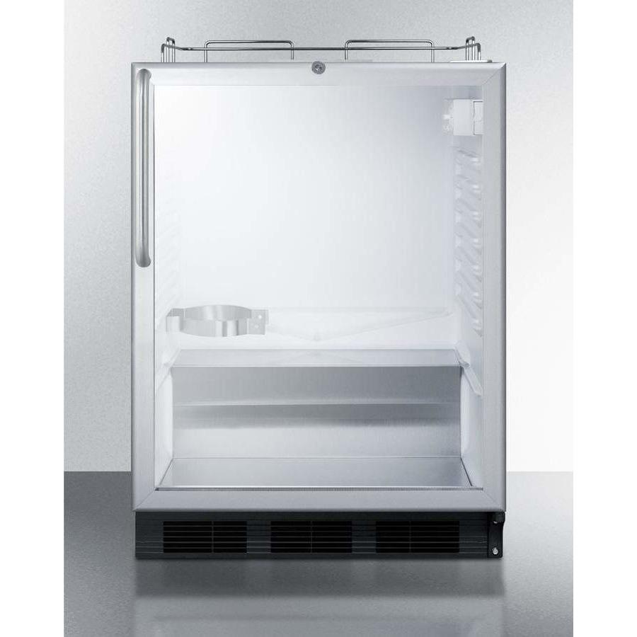 Summit 24" Built-In Commercial Stainless Steel Kegerator, ADA Compliant SBC56GBINKCSSADA Kegerators SBC56GBINKCSSADA Wine Coolers Empire