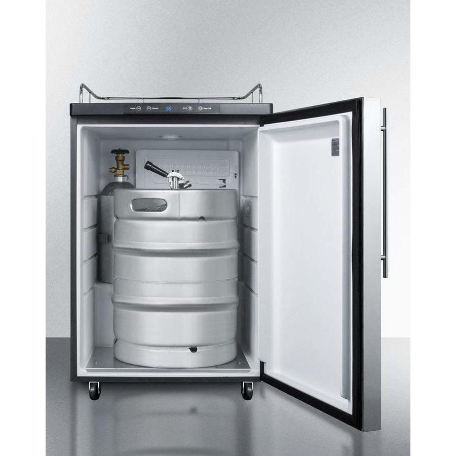 Summit 24" Built-In Kegerator SBC635MBI7NKSSHV Kegerators SBC635MBI7NKSSHV Wine Coolers Empire