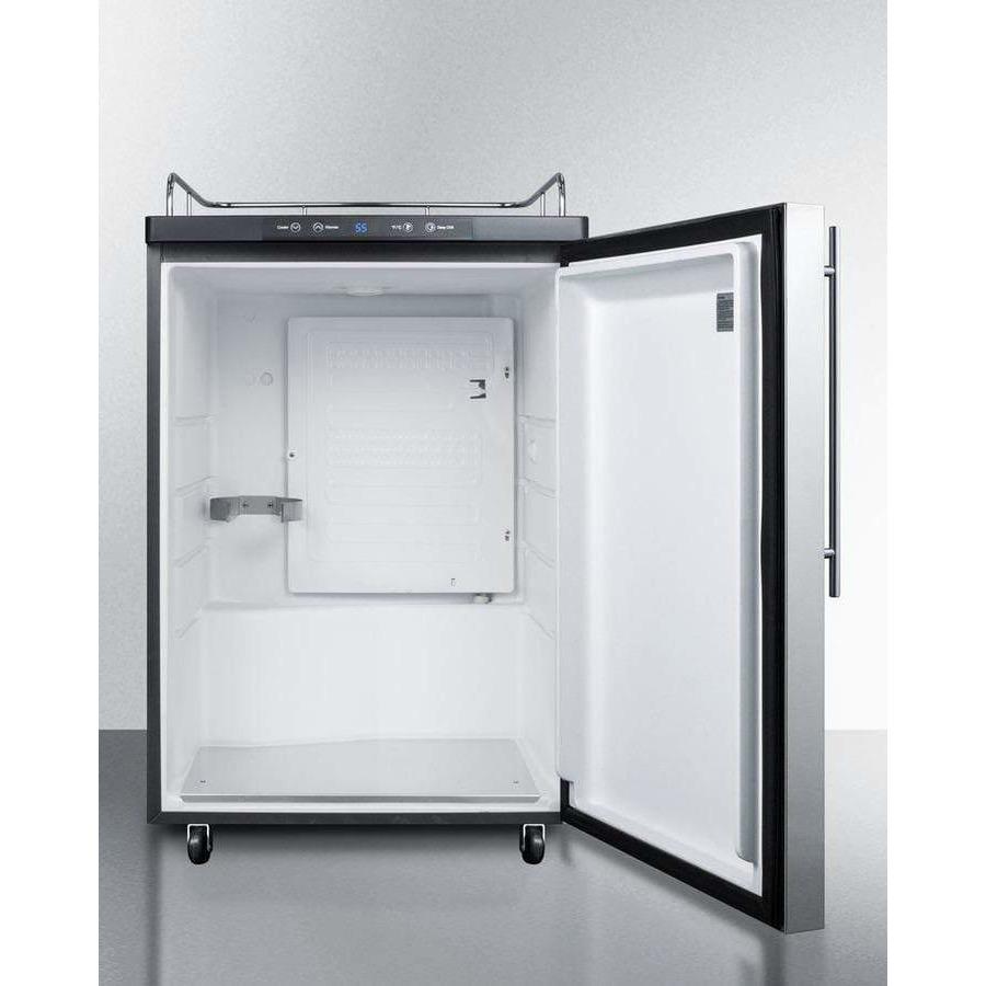 Summit 24" Built-In Kegerator SBC635MBI7NKSSHV Kegerators SBC635MBI7NKSSHV Wine Coolers Empire