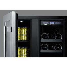 Summit 24" Built-In Wine/Beverage Fridge ALFD24WBV Wine/Beverage Coolers Combo ALFD24WBV Wine Coolers Empire