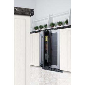 Summit 24" Built-In Wine/Beverage Fridge ALFD24WBV Wine/Beverage Coolers Combo ALFD24WBV Wine Coolers Empire