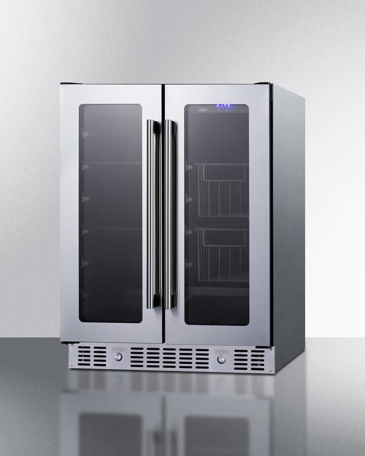 Summit 24" Dual Zone Built-in Produce Refrigerator ALFD24WBVCSSPANTRY Refrigerators ALFD24WBVCSSPANTRY Wine Coolers Empire