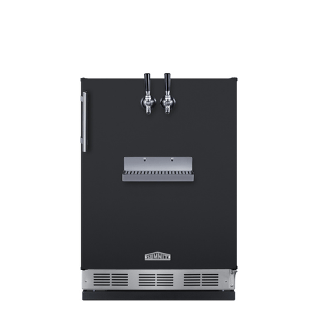 Summit 24" Front Tap Cold Brew Coffee Black Kegerator SBC58BFRTPCF Kegerators SBC58BFRTPCF Wine Coolers Empire