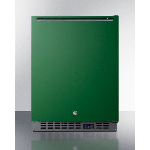 Summit 24" Green Door Built-In All-Freezer ALFZ53G Refrigerators ALFZ53G Wine Coolers Empire