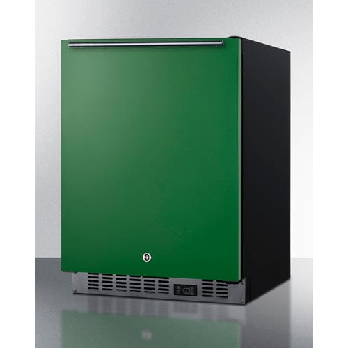 Summit 24" Green Door Built-In All-Freezer ALFZ53G Refrigerators ALFZ53G Wine Coolers Empire