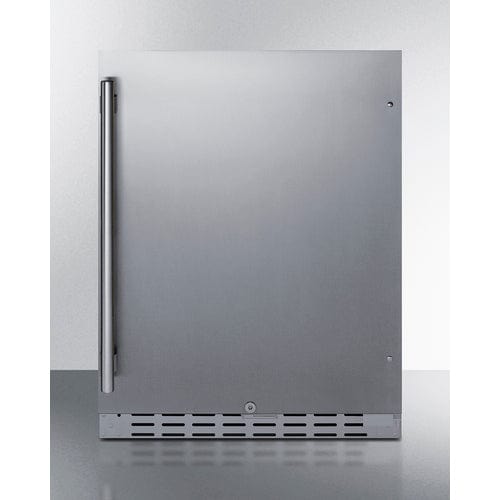 Summit 24 inch Built-In Outdoor Refrigerator AL55OSCSS Refrigerators AL55OSCSS Wine Coolers Empire