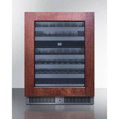 Summit 24 inch Dual Zone Built-In Wine Cellar CL244WC2PNRLHD Wine Coolers CL244WC2PNRLHD Wine Coolers Empire