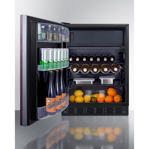 Summit 24" Left Hinge Panel Ready Refrigerator-Freezer CT66BK2SSIFADALHD Refrigerators CT66BK2SSIFADALHD Wine Coolers Empire