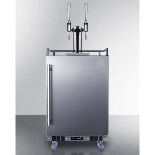 Summit 24" Nitro Infused Coffee Kegerator SBC682NCFTWIN Kegerators SBC682NCFTWIN Wine Coolers Empire