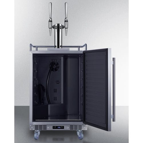 Summit 24" Nitro Infused Coffee Kegerator SBC682NCFTWIN Kegerators SBC682NCFTWIN Wine Coolers Empire
