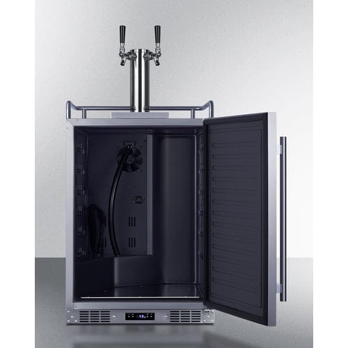 Summit 24" Outdoor Beer and Wine Kegerator SBC683OSTWINBW Kegerators SBC683OSTWINBW Wine Coolers Empire