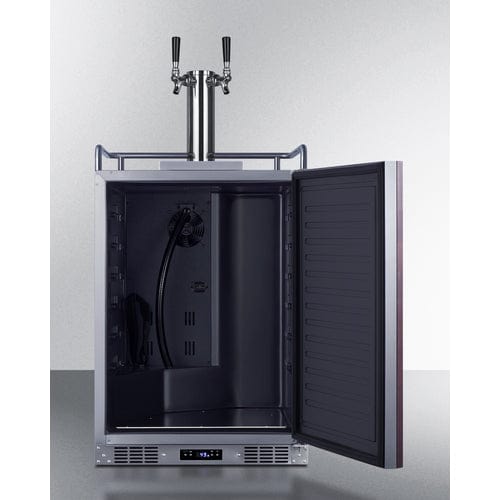 Summit 24" Panel Ready Built-In Kegerator SBC682PNRTWIN Kegerators SBC682PNRTWIN Wine Coolers Empire