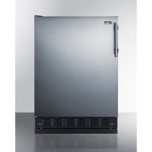 Summit 24" Residential Left Hinge Refrigerator-Freezer CT66BK2SSRSLHD Refrigerators CT66BK2SSRSLHD Wine Coolers Empire
