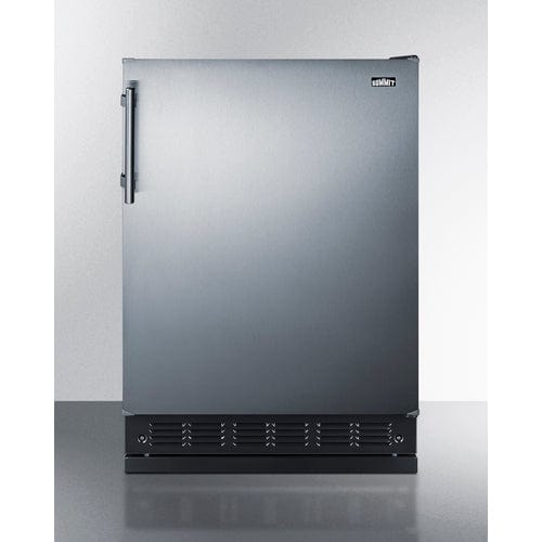 Summit 24" Residential Reversible Door Refrigerator-Freezer CT66BK2SSRS Refrigerators CT66BK2SSRS Wine Coolers Empire