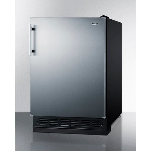 Summit 24" Residential Reversible Door Refrigerator-Freezer CT66BK2SSRS Refrigerators CT66BK2SSRS Wine Coolers Empire