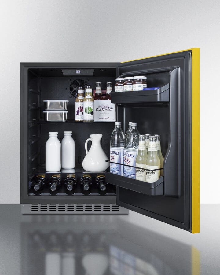 Summit 24" Right Hinge Built-In All Refrigerator AL54Y Refrigerators AL54Y Wine Coolers Empire