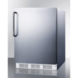 Summit 24" Stainless Steel ADA Built-In Refrigerator Freezer CT661WCSSADA Refrigerators CT661WCSSADA Wine Coolers Empire