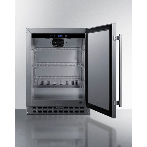 Summit 24" Stainless Steel All-Refrigerator ASDS2413CSS Refrigerators ASDS2413CSS Wine Coolers Empire