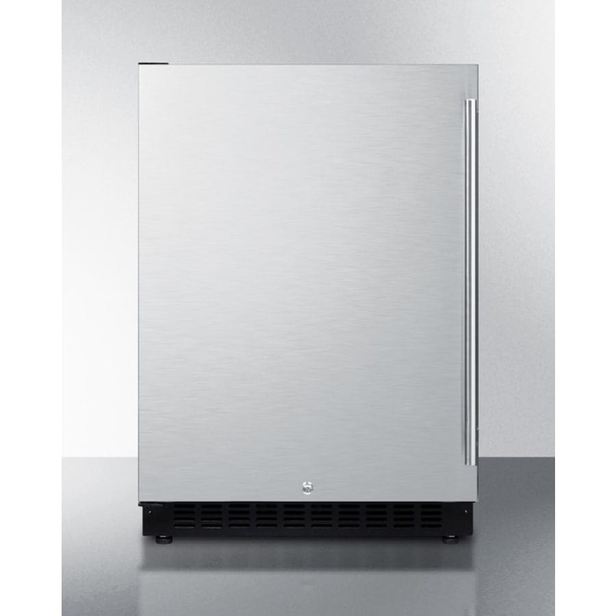Summit 24" Stainless Steel Built-In Refrigerator AL54LHD Refrigerators AL54LHD Wine Coolers Empire