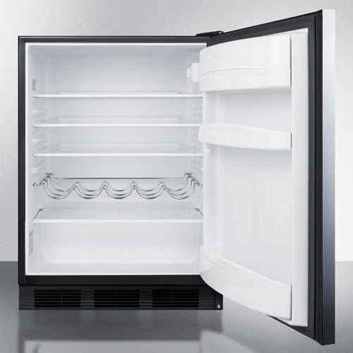 Summit 24" Stainless Steel Door All-Refrigerator AR5BS Refrigerators AR5BS Wine Coolers Empire