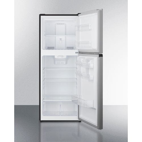 Summit 24" Stainless Top Mount W/ Ice Maker Refrigerator-Freezer FF1089PLIM Refrigerators FF1089PLIM Wine Coolers Empire