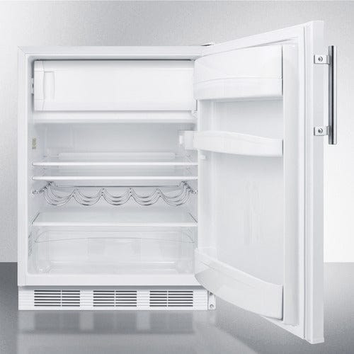 Summit 24" White Finish Refrigerator-Freezer CT661W Refrigerators CT661W Wine Coolers Empire
