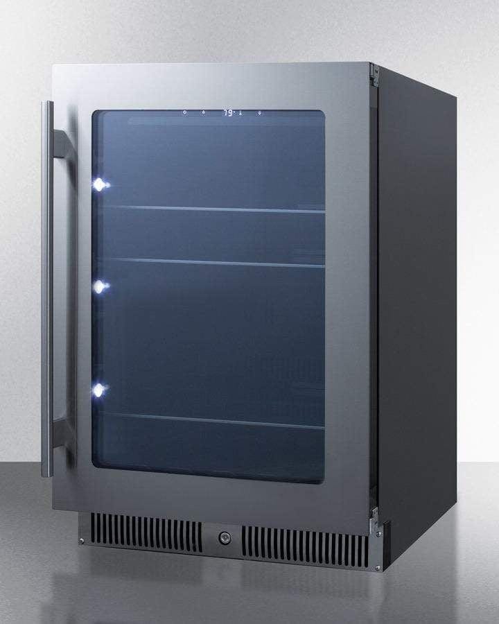 Summit 24" Wide Built-In Beverage Center CL24BV Beverage Centers CL24BV Wine Coolers Empire