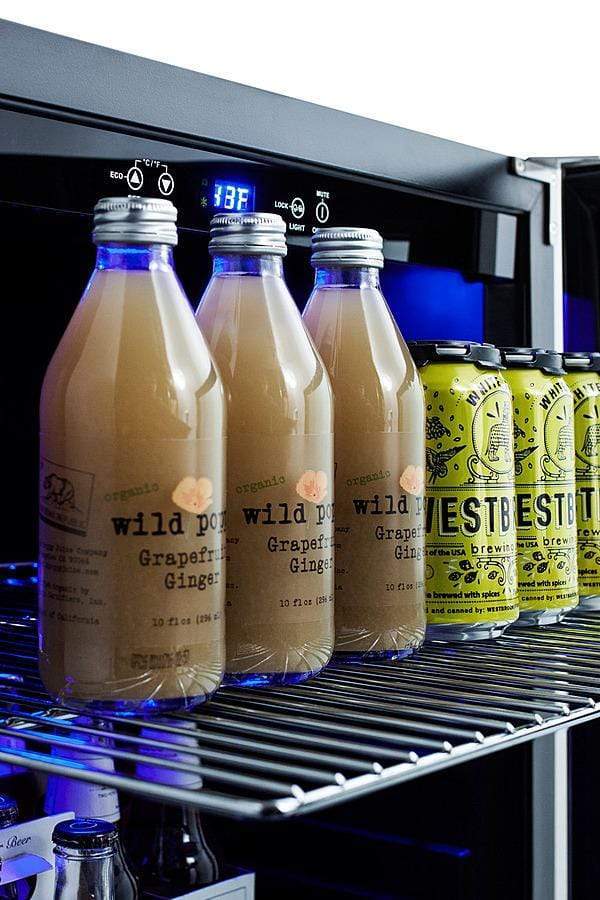 Summit 24" Wide Built-In Beverage Center SCR2466B Beverage Centers SCR2466B Wine Coolers Empire