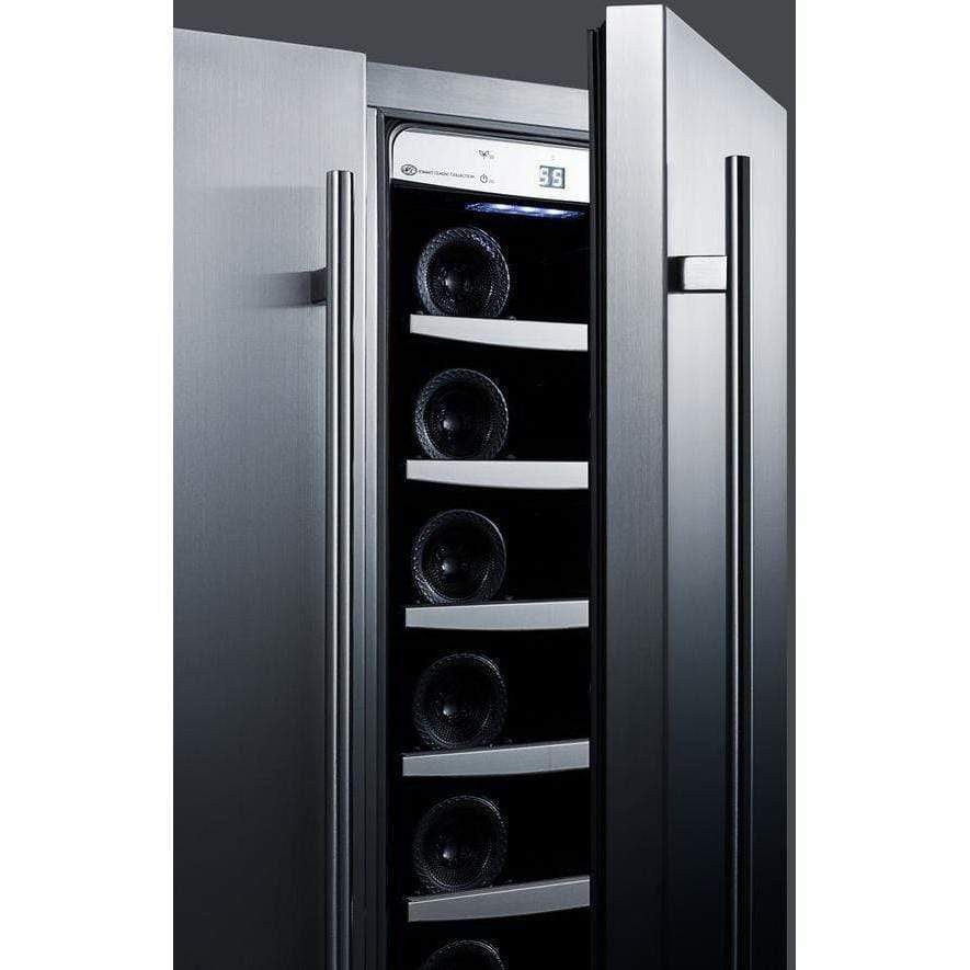 Summit 24" Wide Built-In Beverage Fridge CL64FDSS Beverage Centers CL64FDSS Wine Coolers Empire