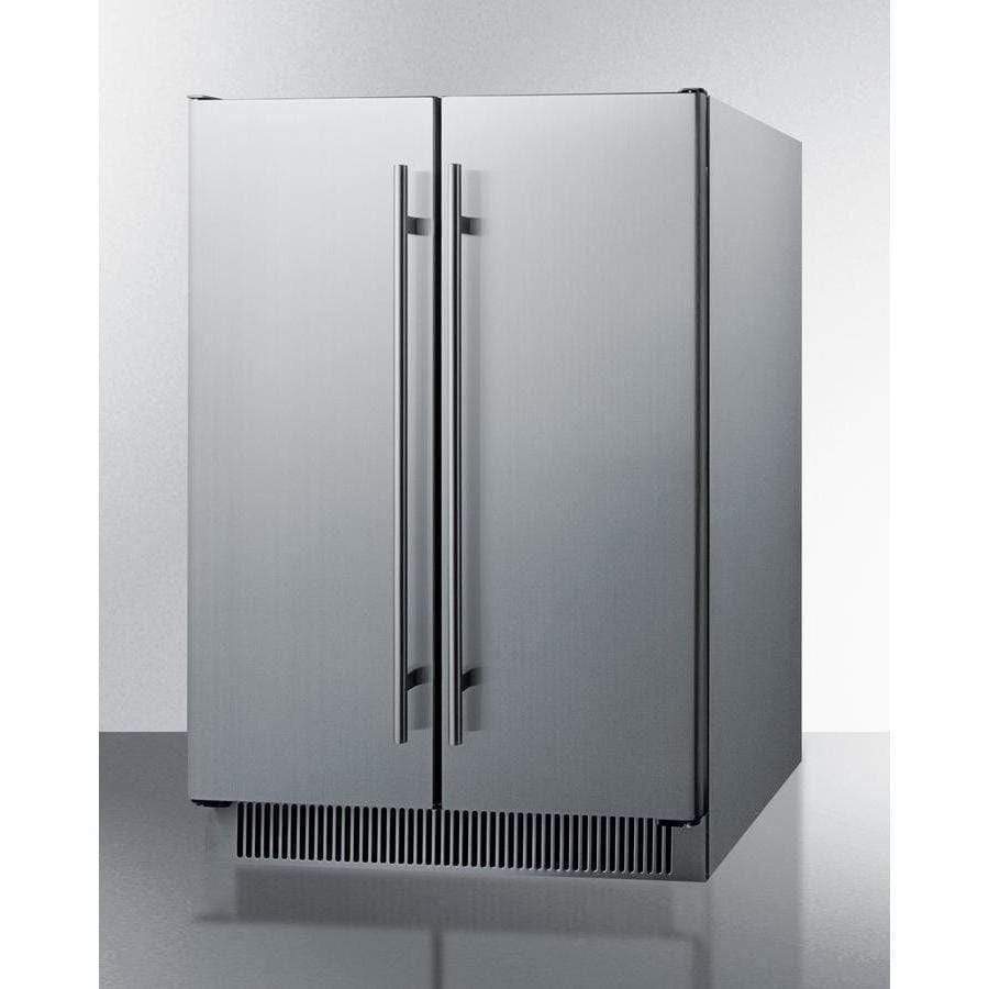 Summit 24" Wide Built-In Beverage Fridge CL64FDSS Beverage Centers CL64FDSS Wine Coolers Empire