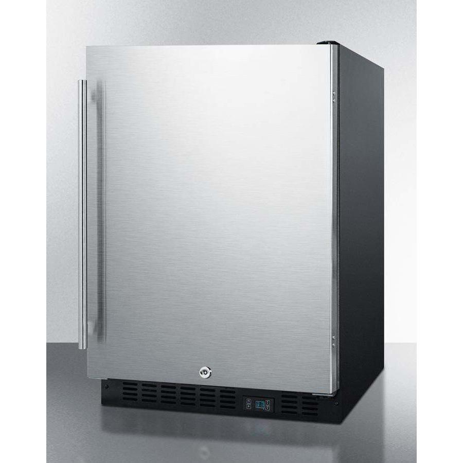 Summit 24" Wide Built-In Beverage Fridge SCR610BLSD Beverage Centers SCR610BLSD Wine Coolers Empire