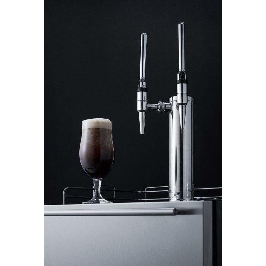Summit 24" Wide Built-In Coffee Kegerator, ADA Compliant SBC58BBINCFTWINADA Kegerators SBC58BBINCFTWINADA Wine Coolers Empire