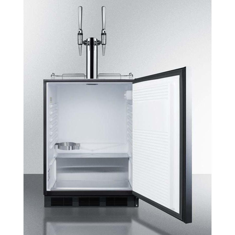 Summit 24" Wide Built-In Coffee Kegerator, ADA Compliant SBC58BBINCFTWINADA Kegerators SBC58BBINCFTWINADA Wine Coolers Empire