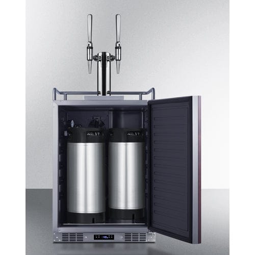 Summit 24" Wide Built-In Cold Brew Coffee Kegerator SBC682PNRCFTWIN Kegerators SBC682PNRCFTWIN Wine Coolers Empire