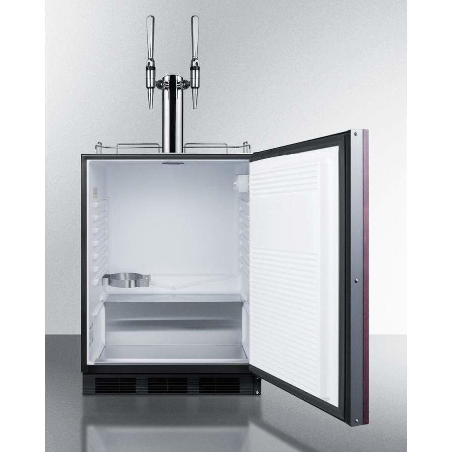Summit 24" Wide Built-In Dual Tap, ADA Compliant Coffee Kegerator SBC58BBIIFNCFTWINADA Kegerators SBC58BBIIFNCFTWINADA Wine Coolers Empire