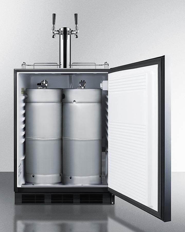 Summit 24" Wide Built-In Kegerator, ADA Compliant SBC58BLBIADA Kegerators SBC58BLBIADA Wine Coolers Empire