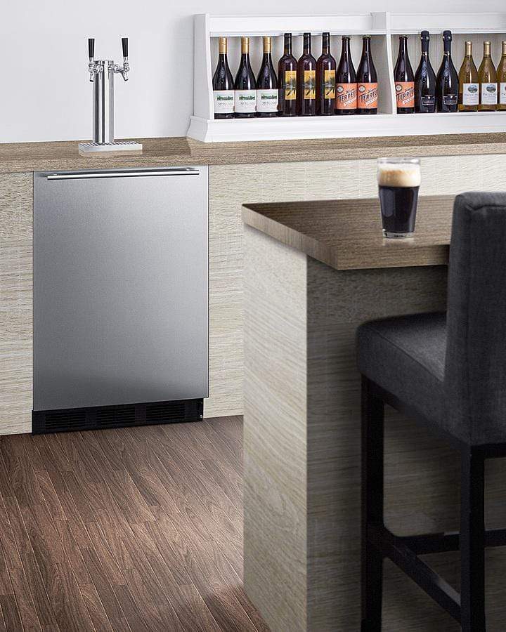 Summit 24" Wide Built-In Kegerator, ADA Compliant SBC58BLBIADA Kegerators SBC58BLBIADA Wine Coolers Empire