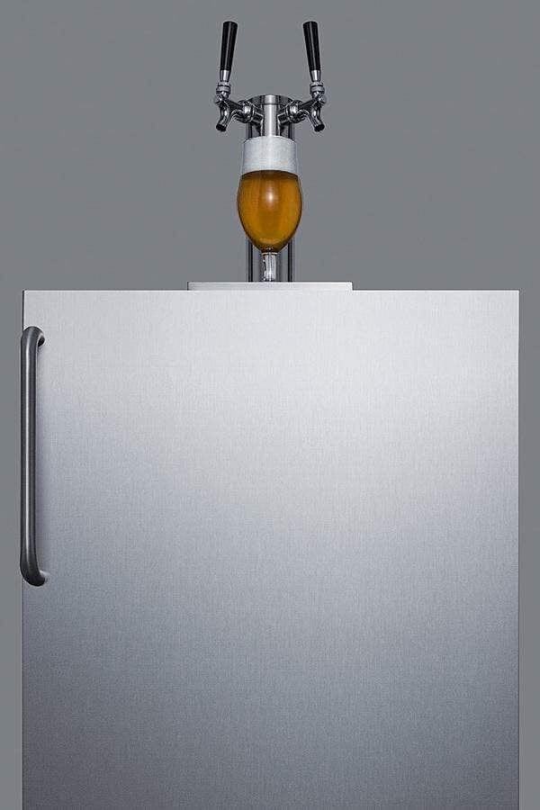 Summit 24" Wide Built-In Kegerator, ADA Compliant SBC58BLBICSSADA Kegerators SBC58BLBICSSADA Wine Coolers Empire