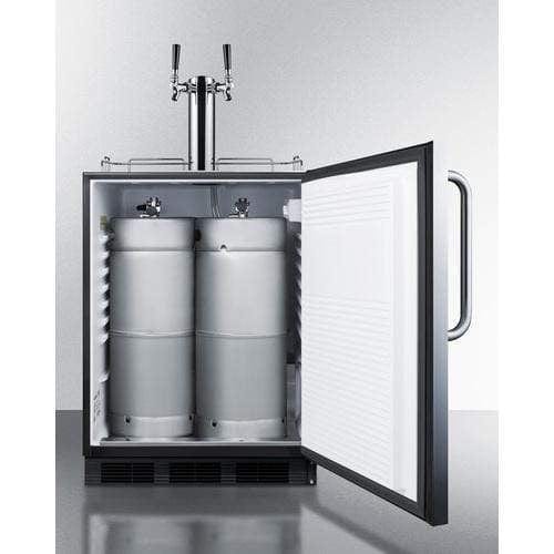 Summit 24" Wide Built-In Kegerator, ADA Compliant SBC58BLBICSSADA Kegerators SBC58BLBICSSADA Wine Coolers Empire