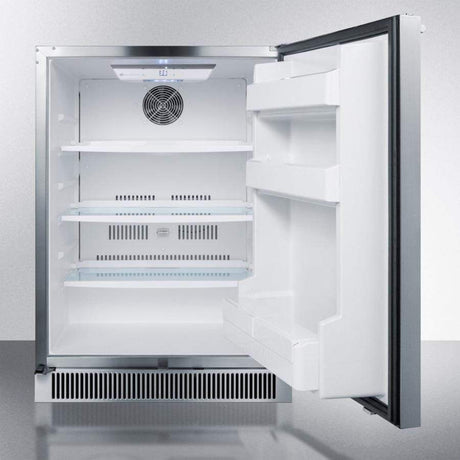 Summit 24" Wide Built-In Outdoor All-Refrigerator CL68ROS Refrigerators CL68ROS Wine Coolers Empire