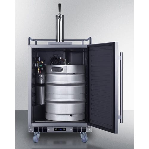 Summit 24" Wide Built-In Outdoor Beer Kegerator SBC683OS Kegerators Wine Coolers Empire