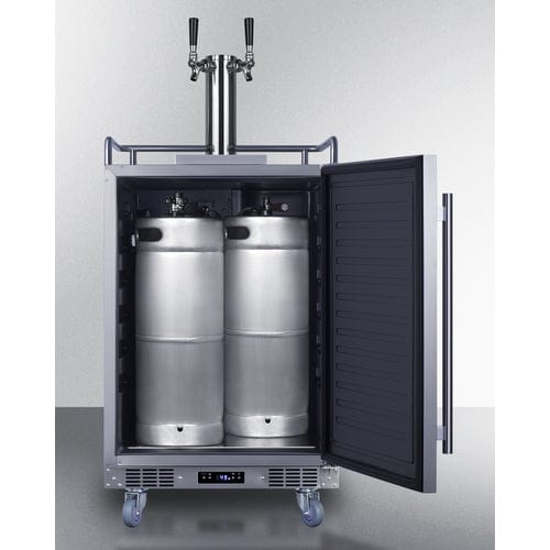 Summit 24" Wide Built-In Outdoor Beer Kegerator SBC683OS Kegerators Wine Coolers Empire