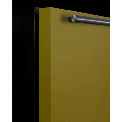 Summit 24" Yellow Door Black Cabinet ADA Refrigerator Freezer BRF631BKYADA Refrigerators BRF631BKYADA Wine Coolers Empire